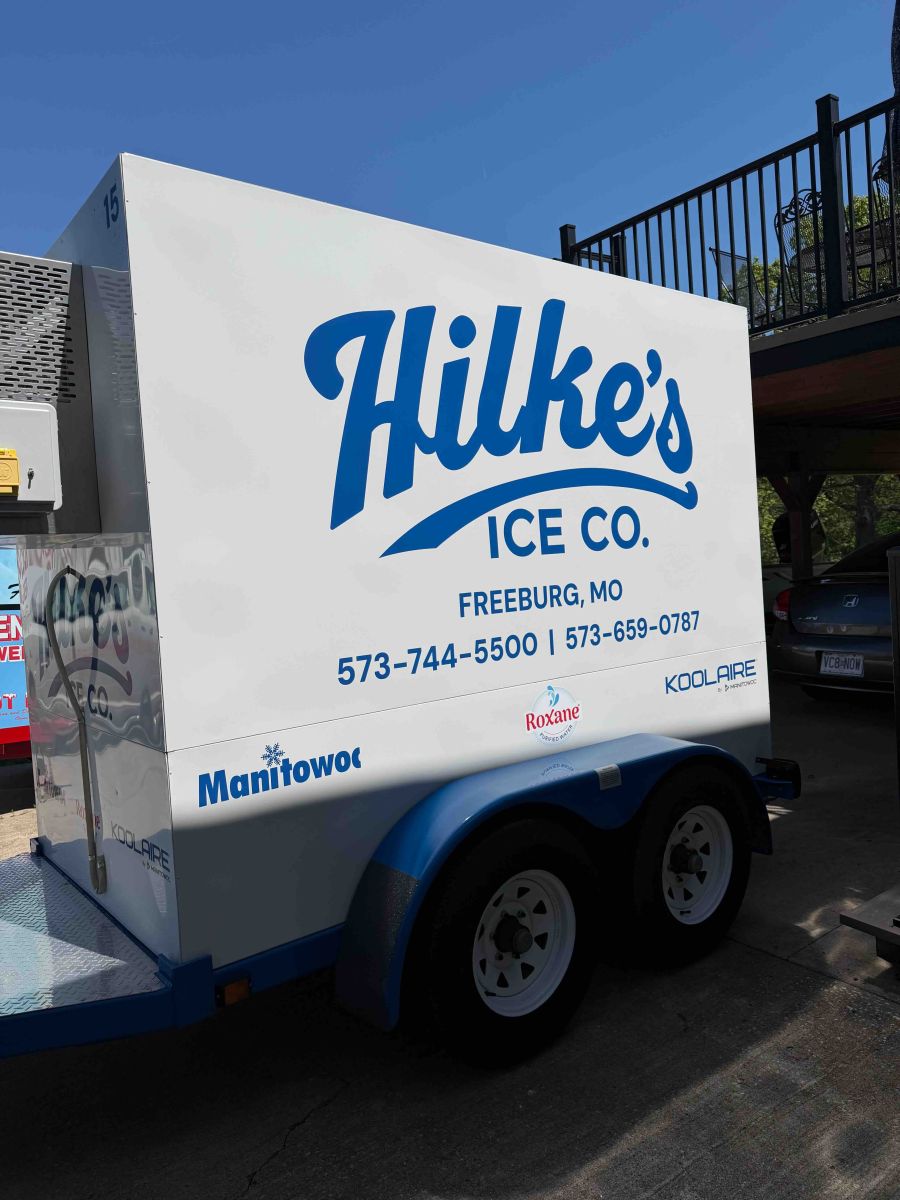 Hilke's event ice trailer