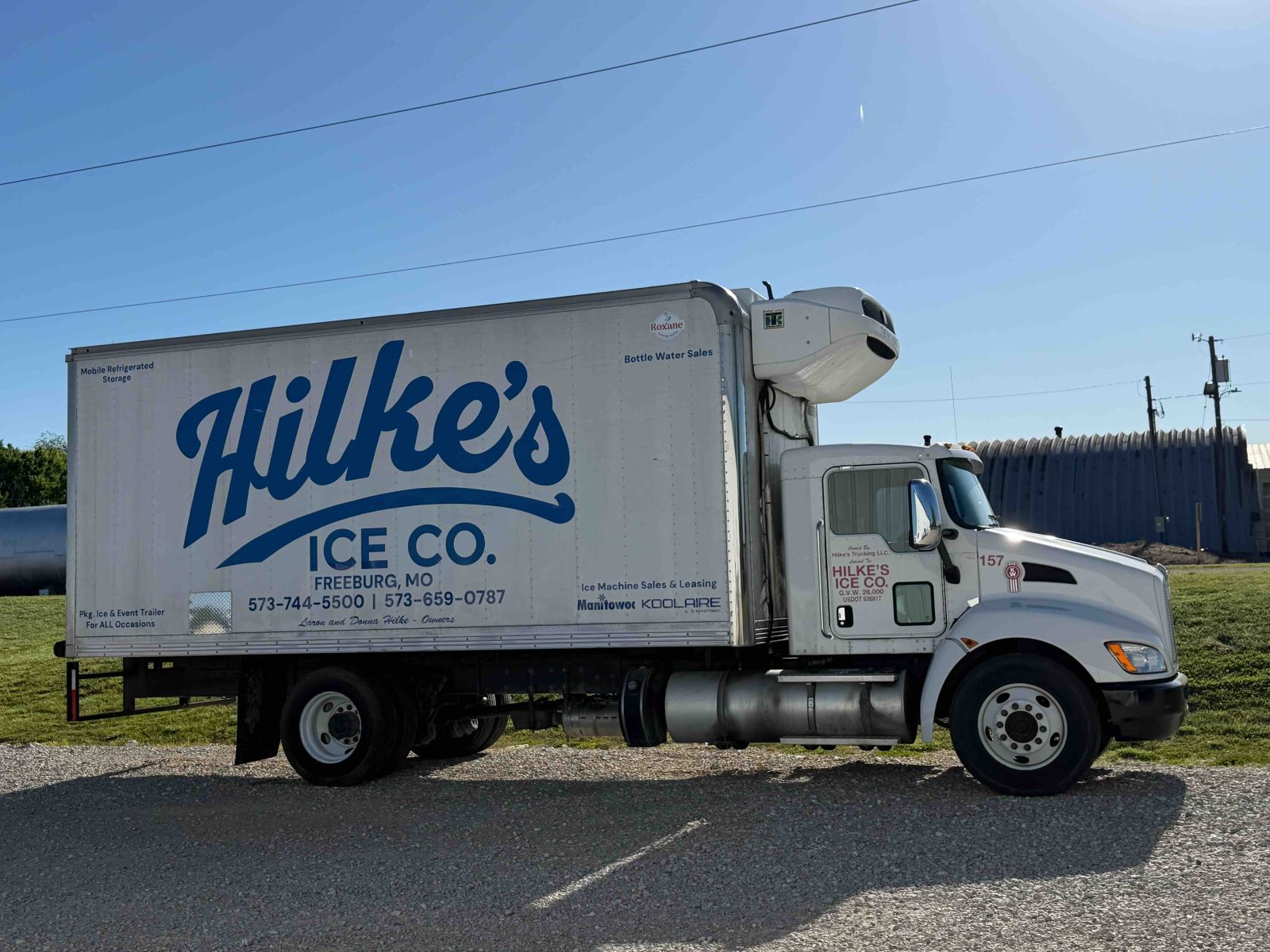 Hilke's refrigerated equipment in the field