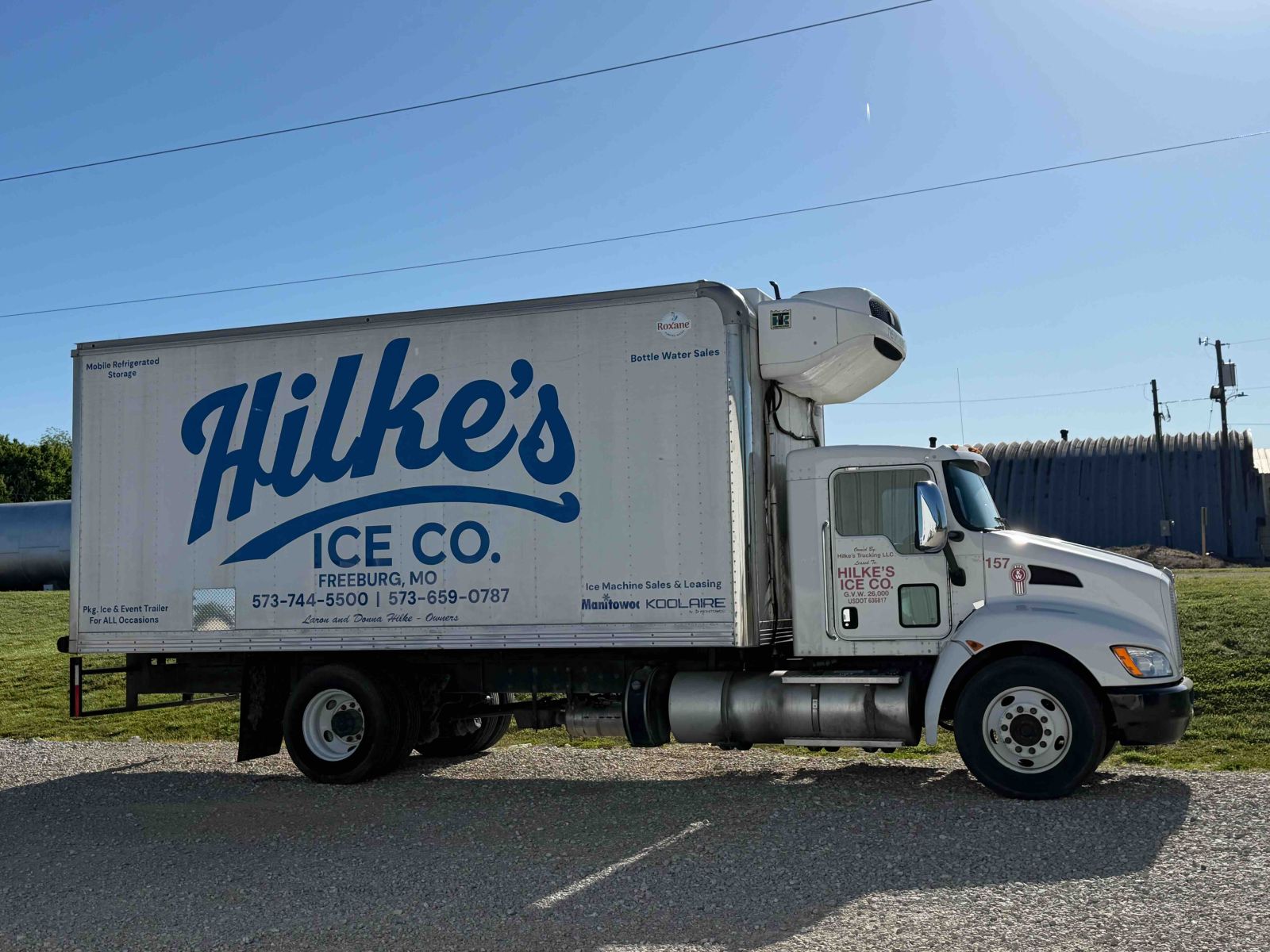 Hilke's refrigerated equipment in the field